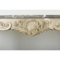 French 18th Century Louis XV Marble Top Console - 3957932