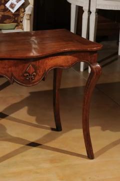 French 18th Century Louis XV Period Proven ale Console Table with Fleur de Lys - 3424509