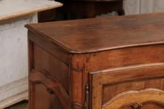 French 18th Century Louis XV Period Walnut Buffet with Carved Scrolling Motifs - 3555858