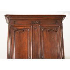 French 18th Century Louis XV Style Solid Oak Armoire - 3286977
