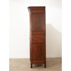 French 18th Century Louis XV Style Solid Oak Armoire - 3286983