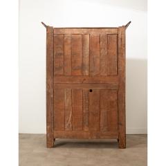 French 18th Century Louis XV Style Solid Oak Armoire - 3286984