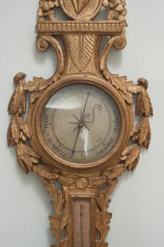 French 18th Century Louis XVI Gilt Barometer - 3485060
