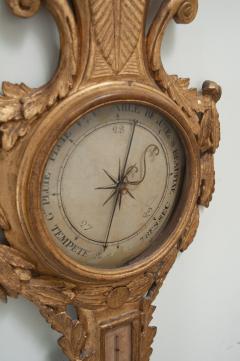 French 18th Century Louis XVI Gilt Barometer - 3485098