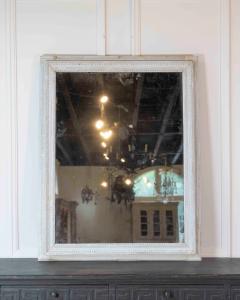 French 18th Century Louis XVI Painted Mirror with Original Glass - 4743863