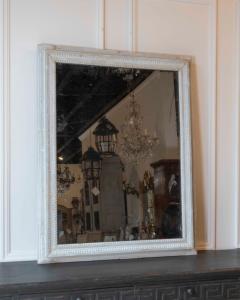 French 18th Century Louis XVI Painted Mirror with Original Glass - 4743865
