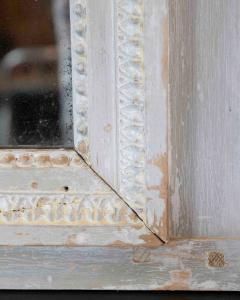 French 18th Century Louis XVI Painted Trumeau Mirror - 4737330