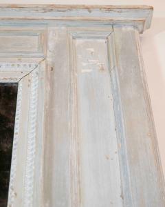 French 18th Century Louis XVI Painted Trumeau Mirror - 4737378
