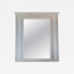 French 18th Century Louis XVI Painted Trumeau Mirror - 4738864