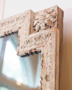 French 18th Century Louis XVI Painted Wood Panel Mirror - 4758125