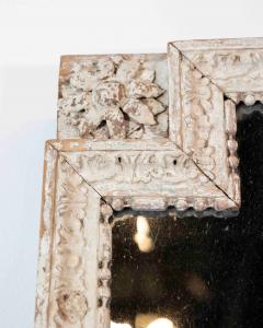French 18th Century Louis XVI Painted Wood Panel Mirror - 4758131