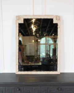 French 18th Century Louis XVI Painted Wood Panel Mirror - 4758181