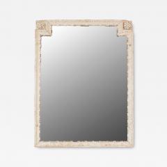 French 18th Century Louis XVI Painted Wood Panel Mirror - 4760754