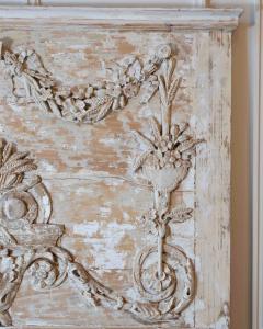 French 18th Century Louis XVI Style Carved and Painted Screen - 4737361