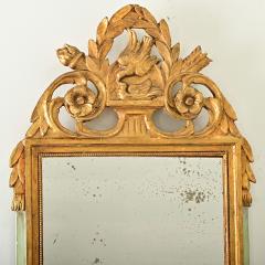 French 18th Century Louis XVI Style Gilt Painted Trumeau - 3974743