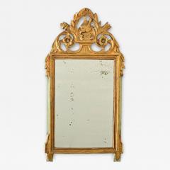 French 18th Century Louis XVI Style Gilt Painted Trumeau - 3978949