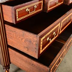 French 18th Century Louis XVI Style Inlay Mahogany Commode - 4367214