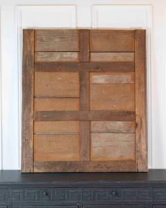 French 18th Century Louis XVI Wood Panel Mirror - 4737294