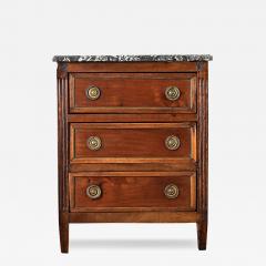 French 18th Century Mahogany Petite Commode - 4329679