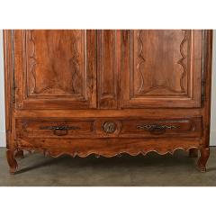French 18th Century Massive Louis XV Carved Armoire - 4390153