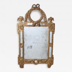 French 18th Century Mirror With Laurel Wreath Detail - 3025174