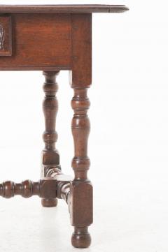 French 18th Century Oak Table with Drawer - 1855076