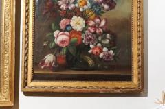 French 18th Century Oil on Canvas Floral Painting in the Dutch School Style - 3424549