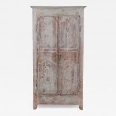 French 18th Century Painted Pine Cabinet - 4746086
