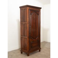 French 18th Century Solid Oak Bonnetiere - 3303559