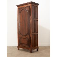 French 18th Century Solid Oak Bonnetiere - 3303563