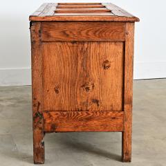 French 18th Century Solid Oak Carved Coffer - 4645607