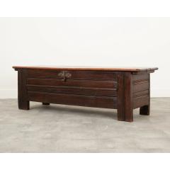 French 18th Century Solid Oak Coffer - 2730807