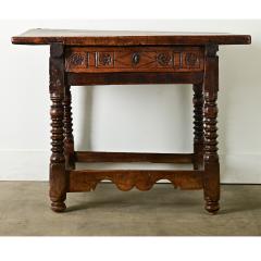 French 18th Century Solid Oak Table - 3856131