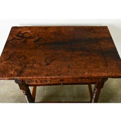 French 18th Century Solid Oak Table - 3856134