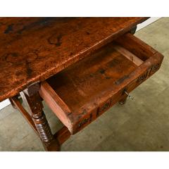 French 18th Century Solid Oak Table - 3856141