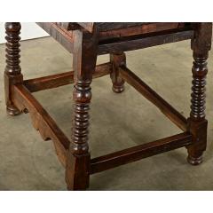 French 18th Century Solid Oak Table - 3856221