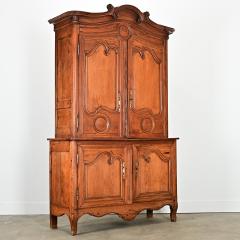 French 18th Century Solid Pine Louis XV Armoire - 4244129