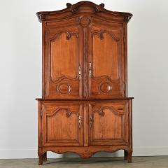 French 18th Century Solid Pine Louis XV Armoire - 4244142