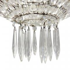 French 1920s Beaded Glass Chandelier - 3355953