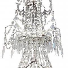 French 1920s Beaded Glass Chandelier - 3355955