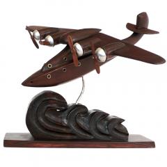 French 1930s Art Deco Sea Plane Airplane Model - 185224