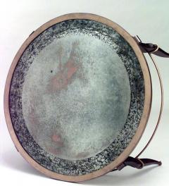 French 1940s Bronze and Brass Round Coffee Table - 436340
