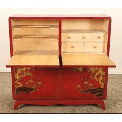 French 1940s Japonisme bar cabinet - 3733932