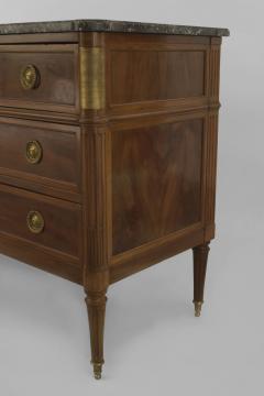 French 1940s Mahogany and Gilt Bronze Trimmed Chest - 465725