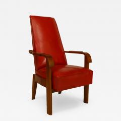 French 1940s Oak Armchair - 425576