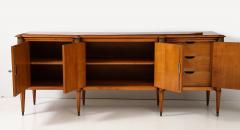French 1940s sideboard finely crafted in Fruitwood veneer and solid wood  - 3615219