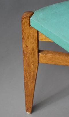 French 1950s Oak Chairs - 402060