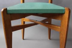 French 1950s Oak Chairs - 402065