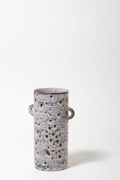 French 1950s Vallauris Ceramic Vase with Handles - 1481484
