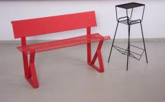 French 1960s Industrial Kids Bench - 544746